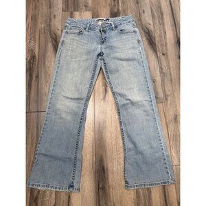 Aeropostale VTG Womens Riley Skinny Flare Jeans Size 9/10 Short 99% Cotton